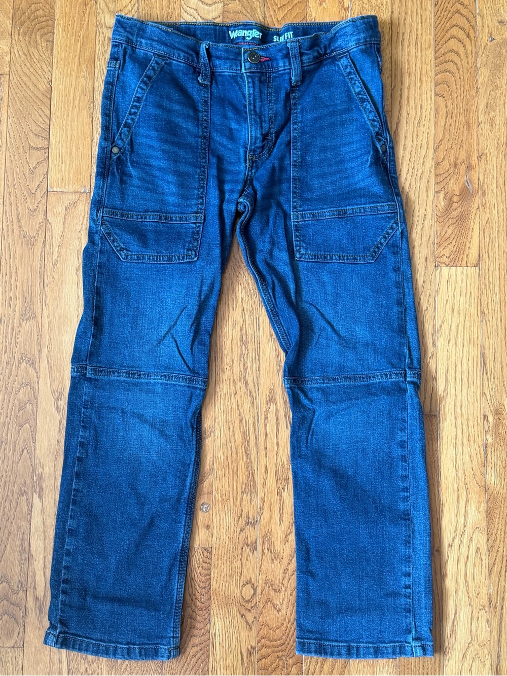 Wrangler Slim Fit Utility Relaxed Jeans 8 Husky